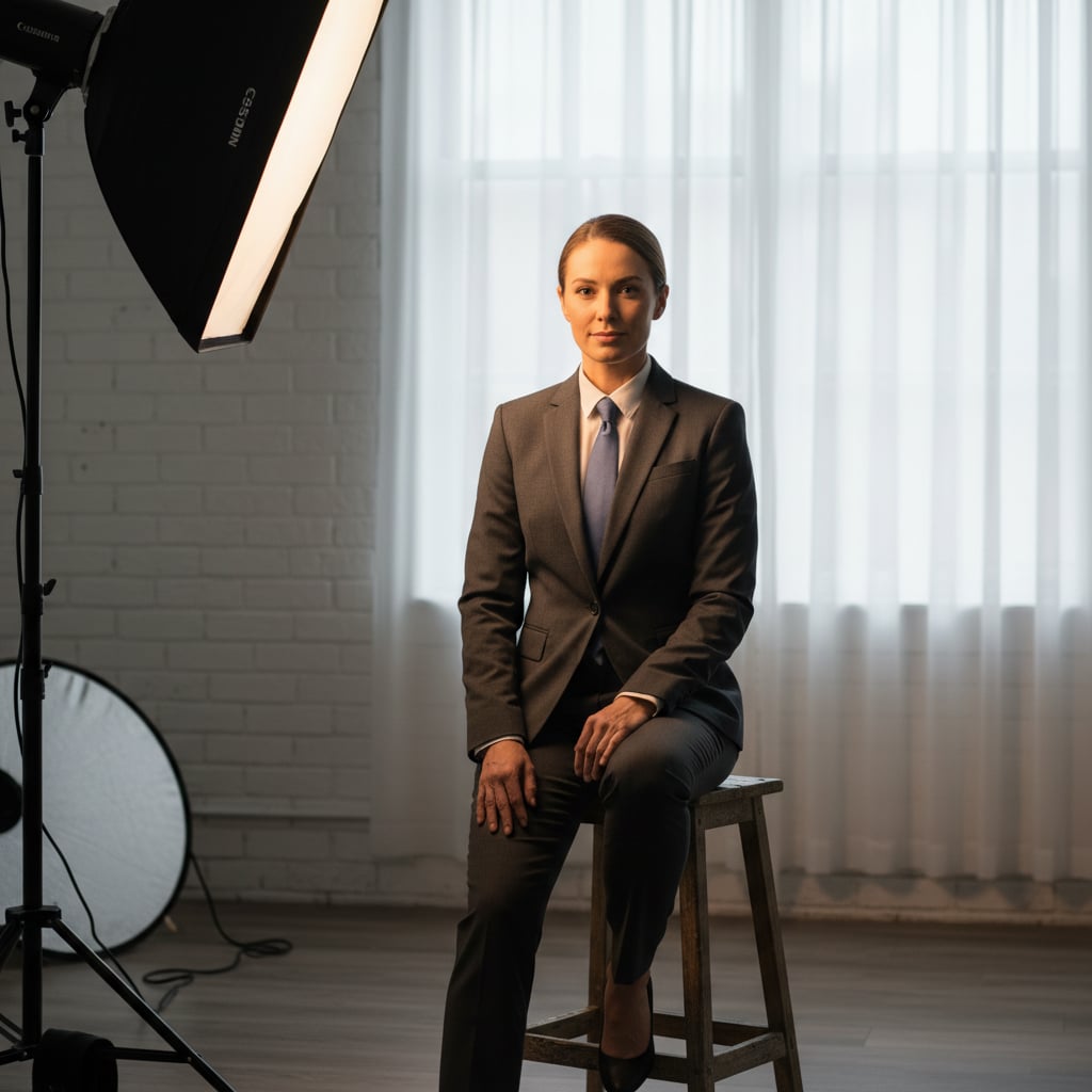 Natürliches Licht vs. Studioblitz: Die perfekte Beleuchtung für Ihr Bewerbungsfoto